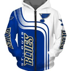 St Louis Blues 2 Hoodie Zip Hoodie 3D