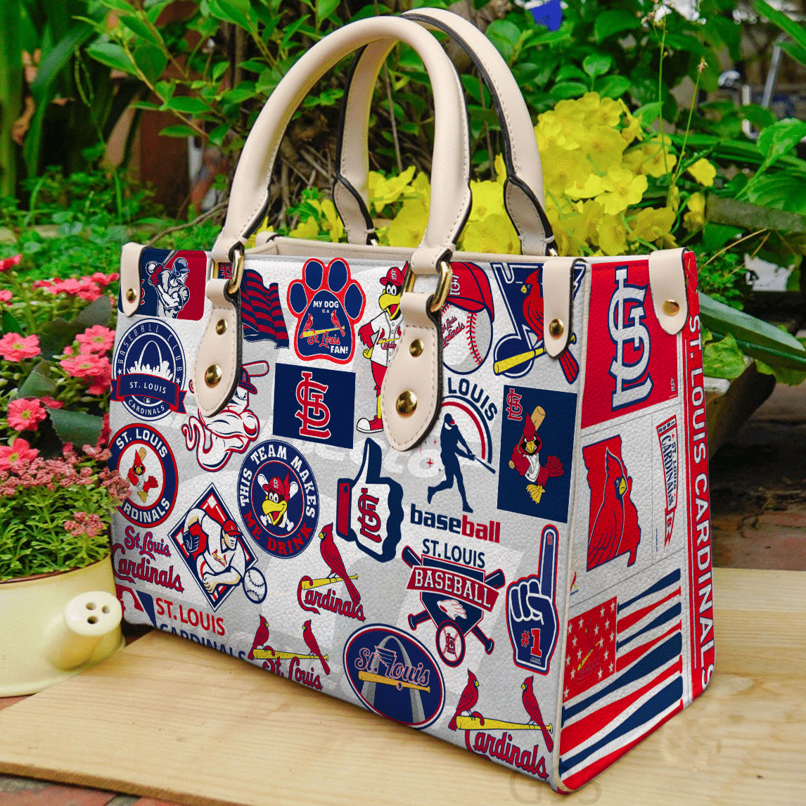 St Louis Cardinals 2 Leather Handbag 1 St Louis Cardinals 2 Leather Handbag