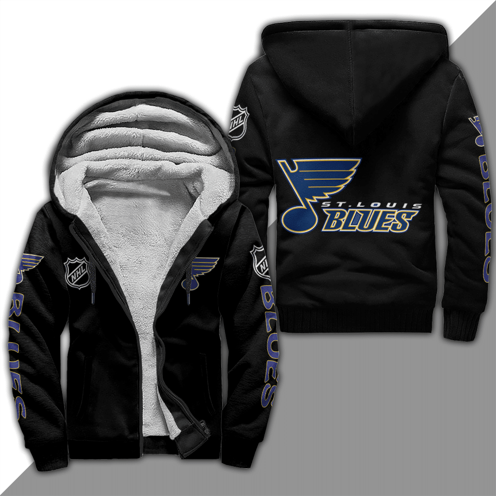 St. Louis Blues Fleece Jacket 1 St. Louis Blues Fleece Jacket