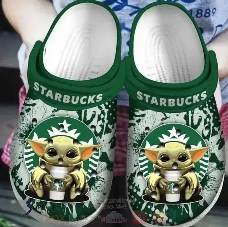 Starbucks Coffee Baby Yoda Soft Clogs 1 Starbucks Coffee Baby Yoda Soft Clogs