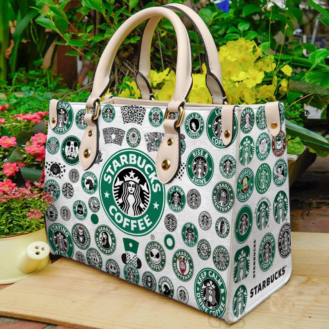 Starbucks Leather Handbag 1 Starbucks Leather Handbag