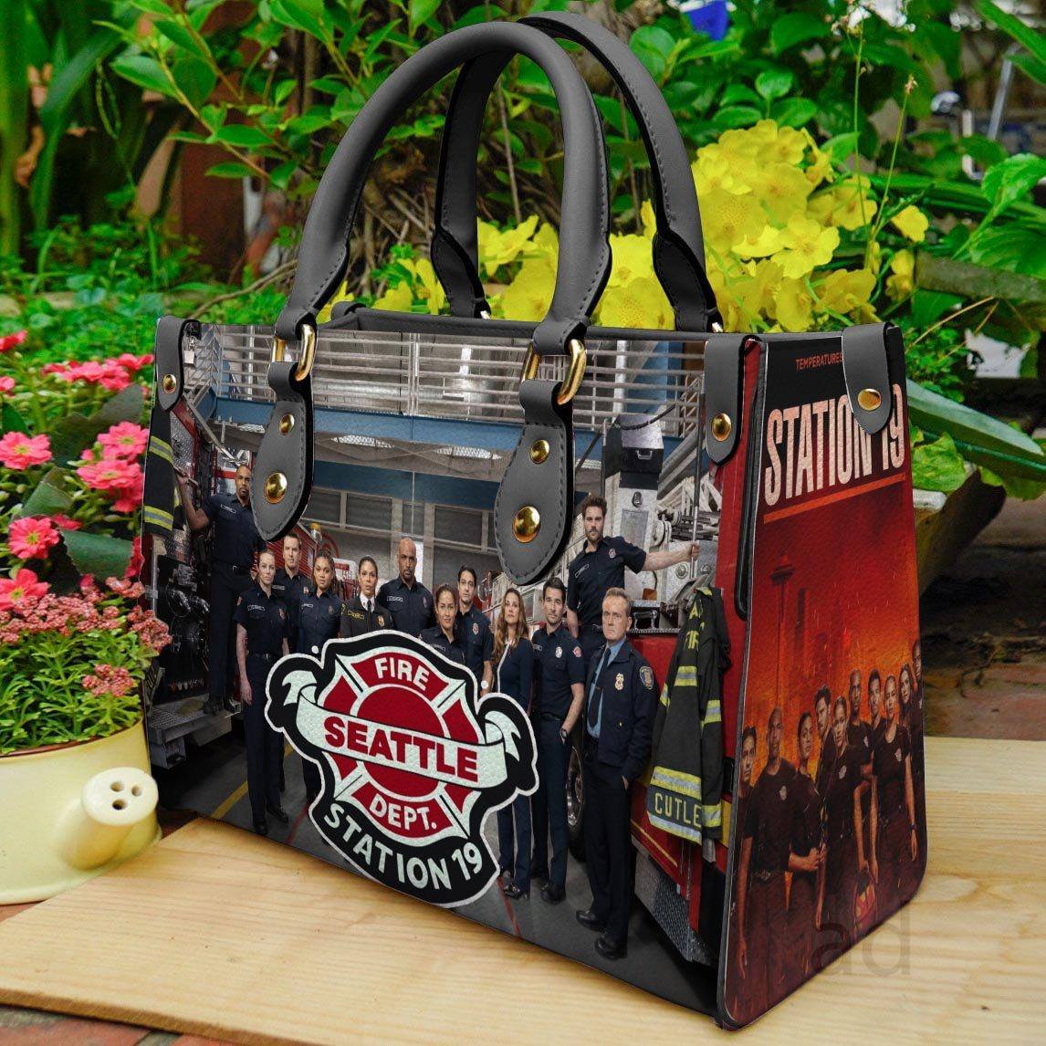 Station 19 Leather Handbag 1 Station 19 Leather Handbag