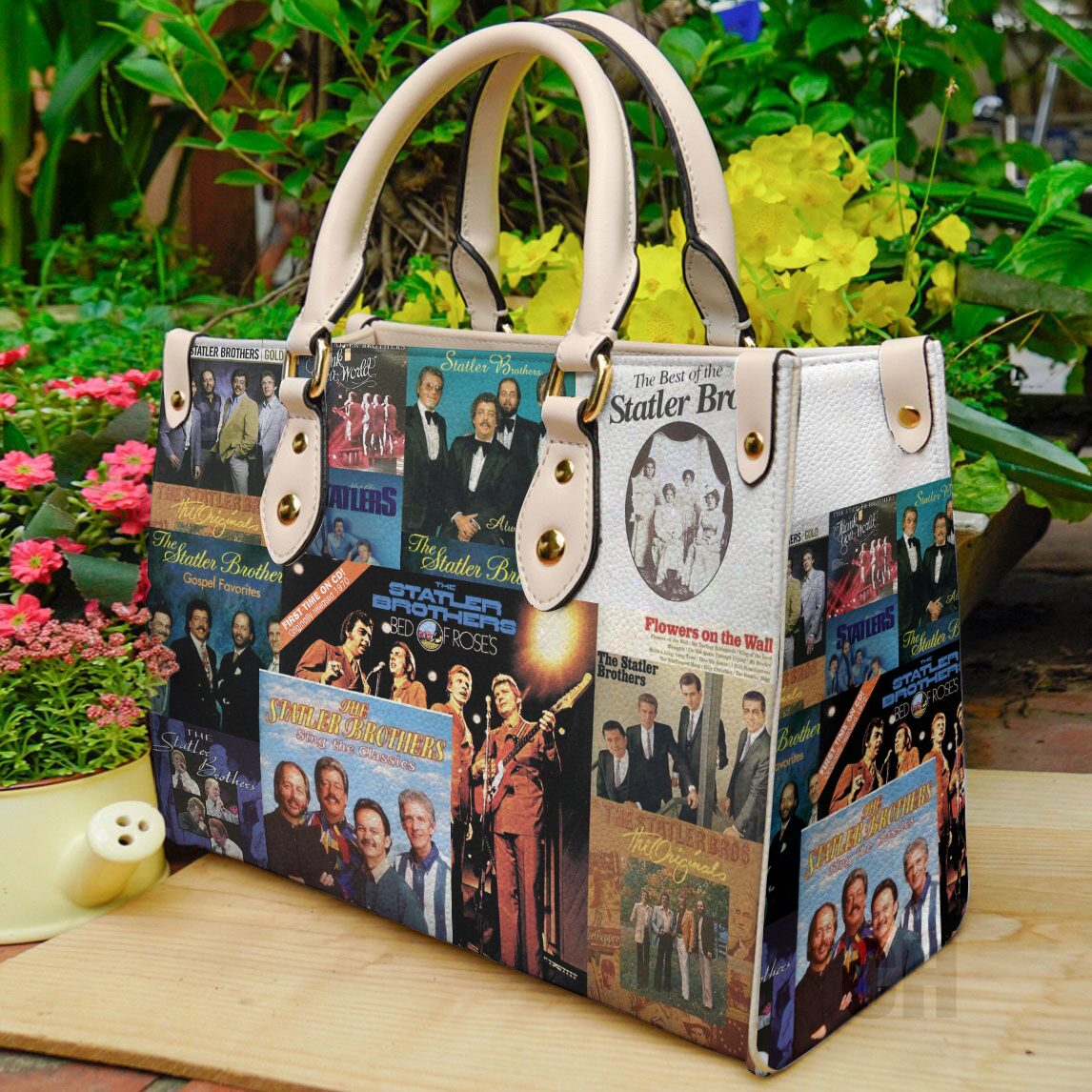 Statler Brothers Leather Handbag 1 Statler Brothers Leather Handbag