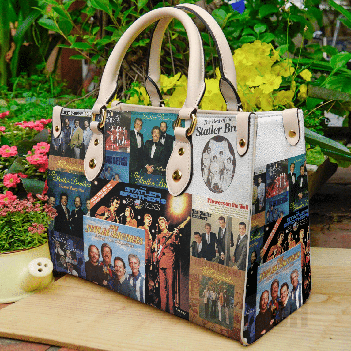 Statler Brothers Leather Handbag 1 Statler Brothers Leather Handbag