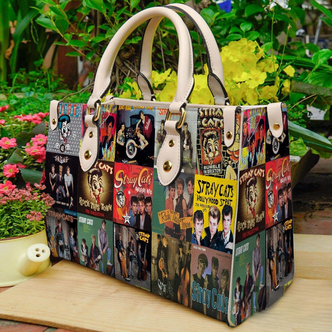 Stray Cats Leather Handbag 1 Stray Cats Leather Handbag