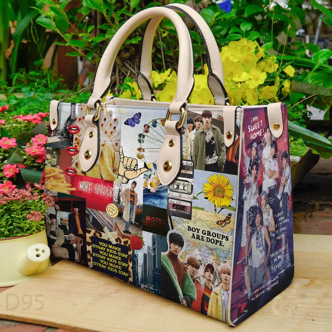 Stray Kids Leather Handbag 02 1 Stray Kids Leather Handbag 02