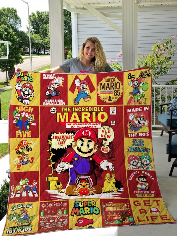 Super Mario Blanket 1 Super Mario Blanket