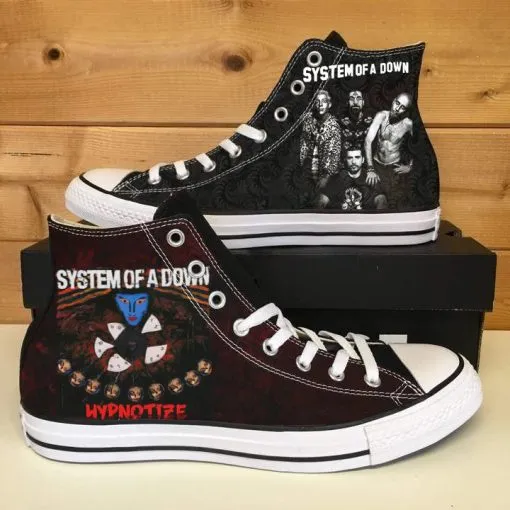 System Of A Down High Top Shoes 1 System Of A Down High Top Shoes