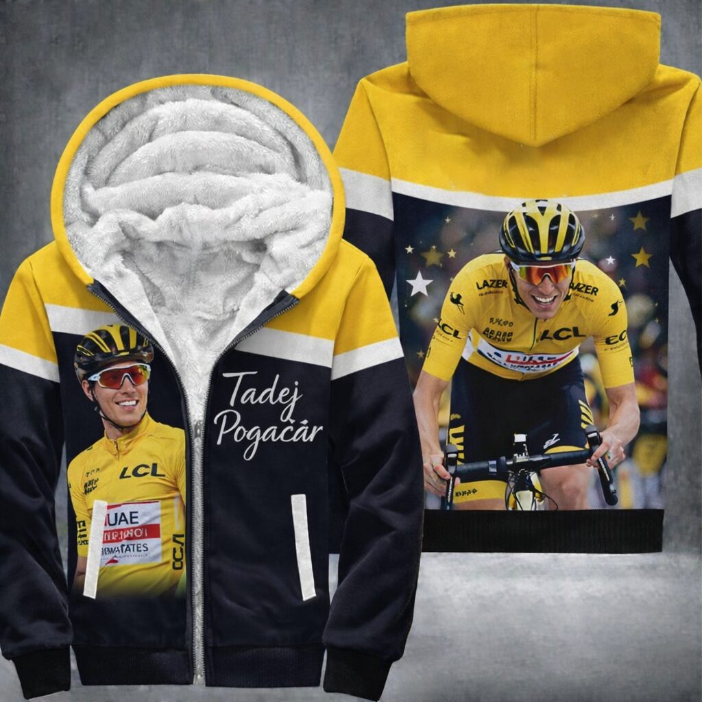 Tadej Pogacar Fleece Jacket 1 Tadej Pogacar Fleece Jacket