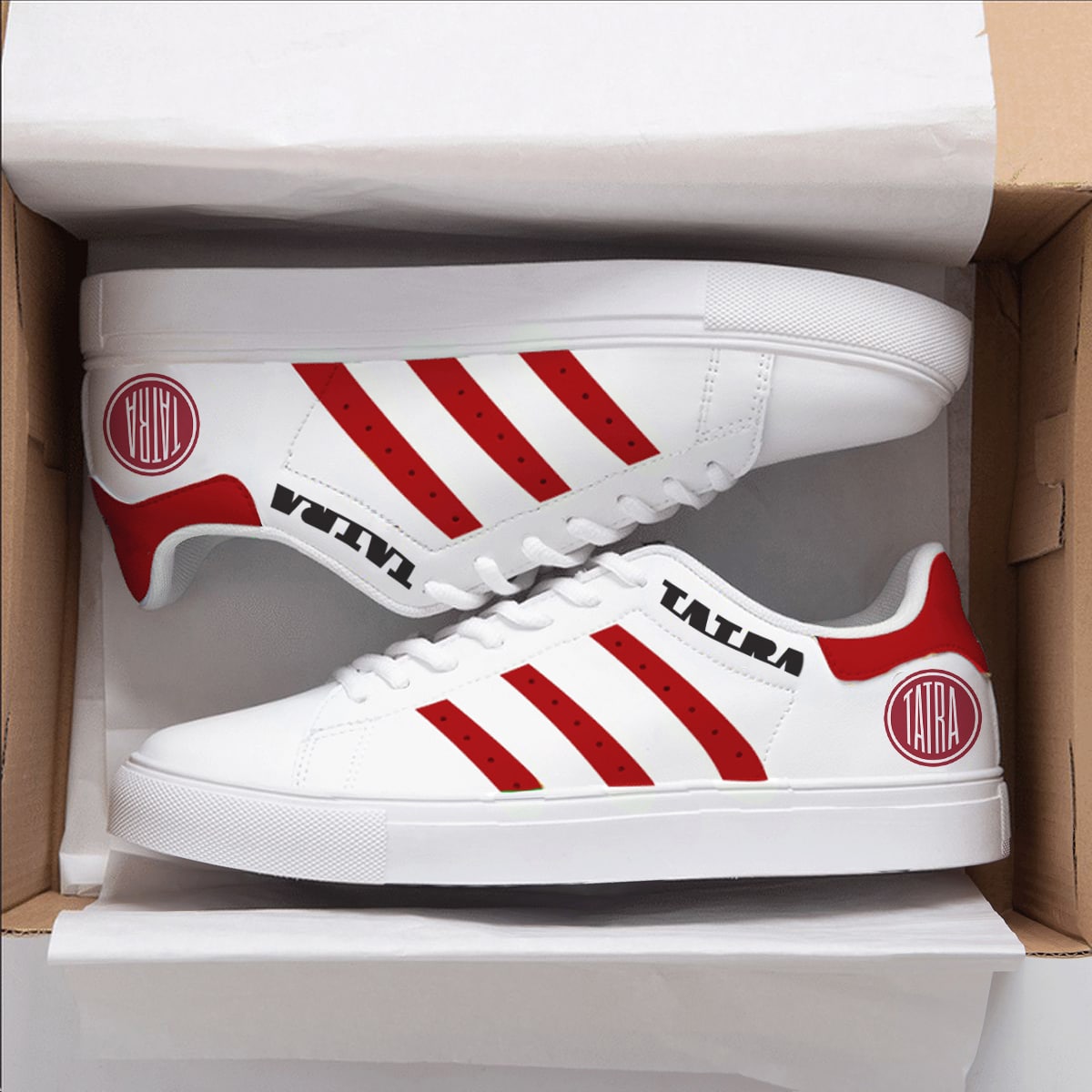 Tatra Trucks Red Stan Smith Shoes 1 Tatra Trucks Red Stan Smith Shoes