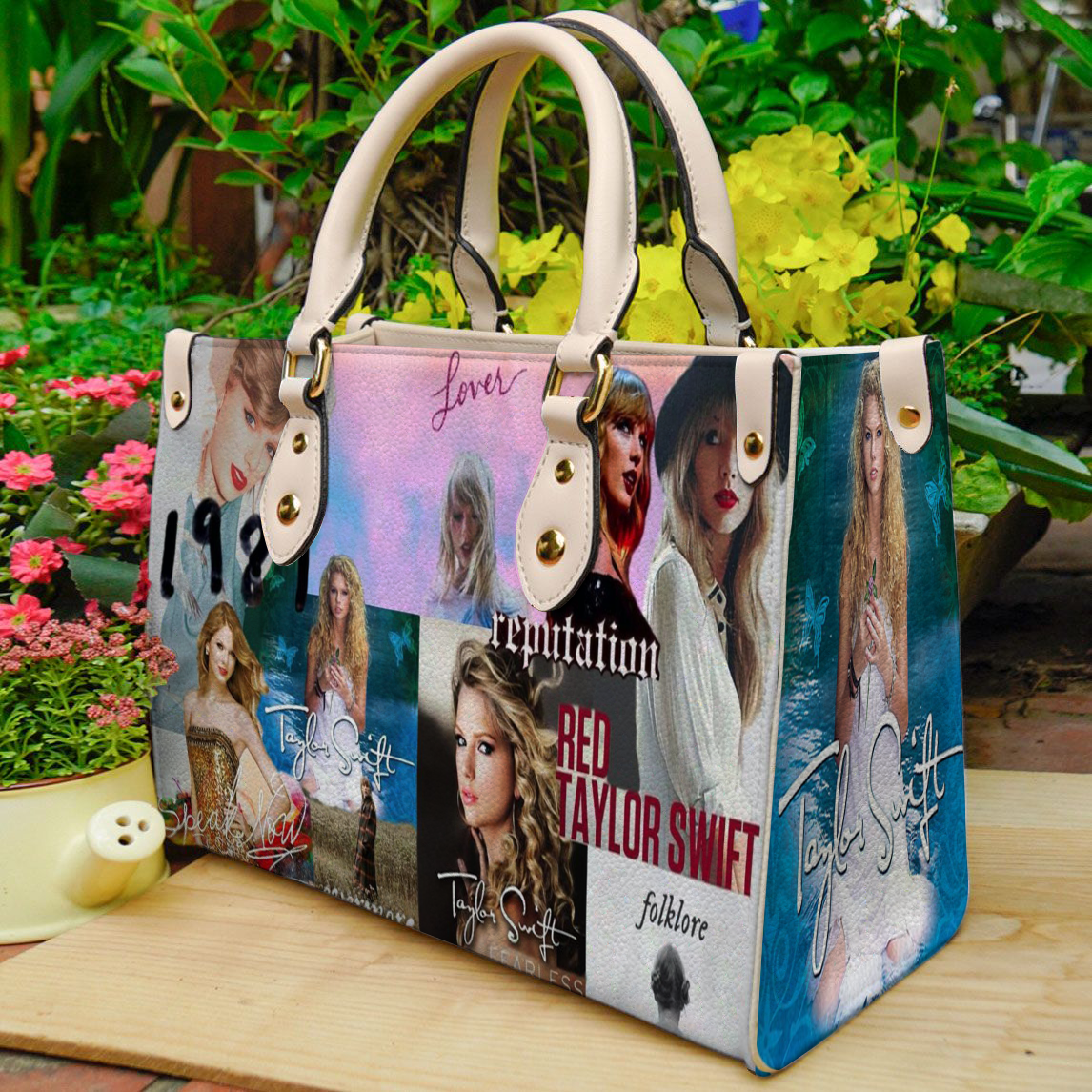 Taylor Swift Lover Leather Handbag 1 Taylor Swift Lover Leather Handbag