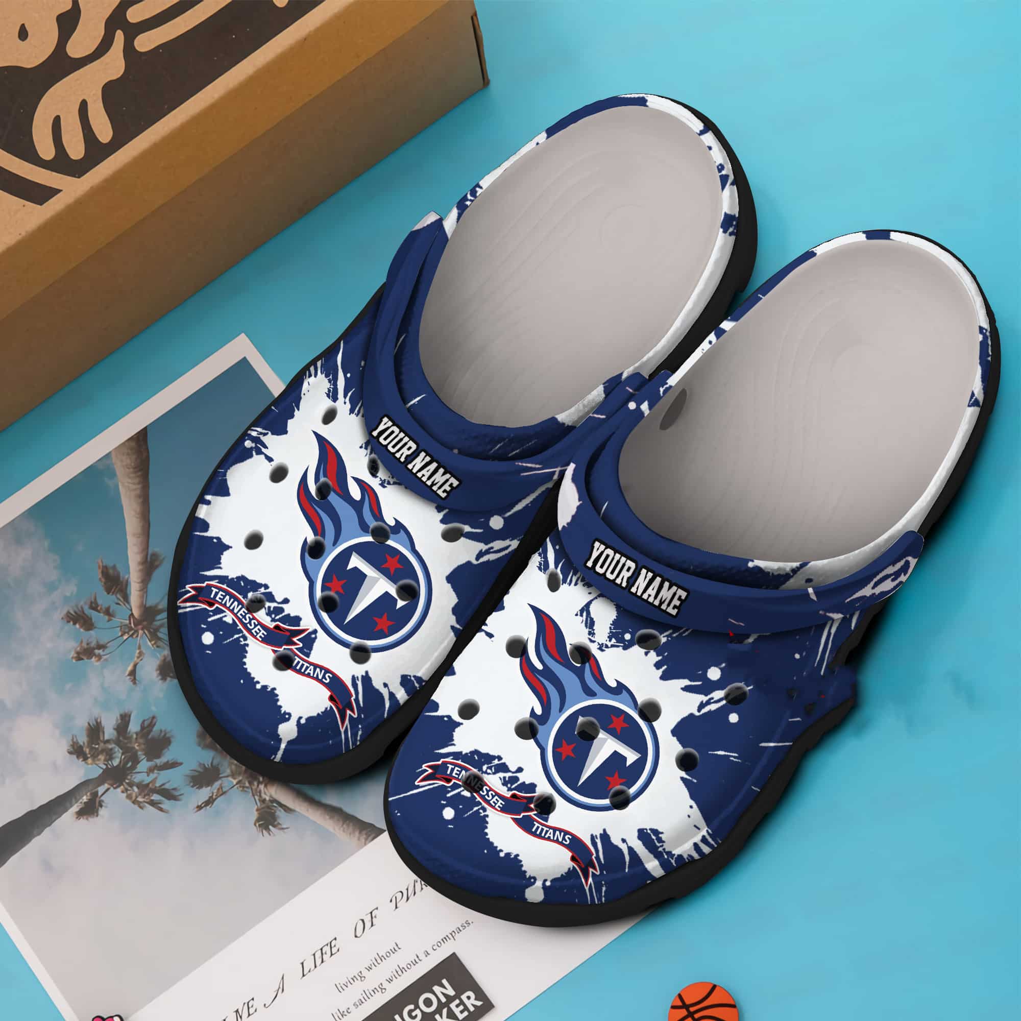 Tennessee Titans Custom Soft Clogs 1 Tennessee Titans Custom Soft Clogs