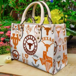 Texas Longhorns Leather Handbag