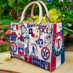 Texas Rangers Leather Handbag