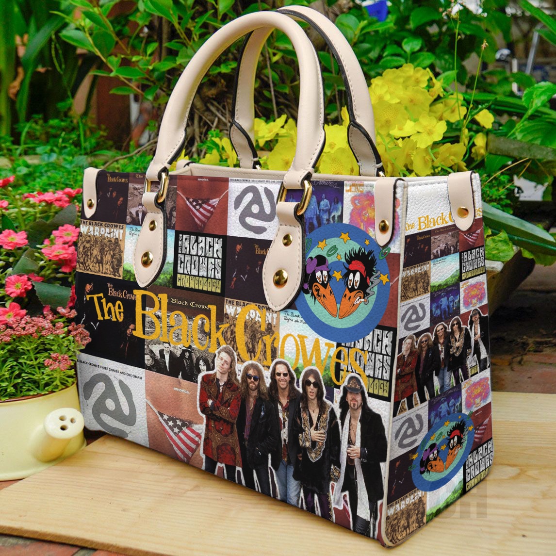 The Black Crowes Leather Handbag 1 The Black Crowes Leather Handbag