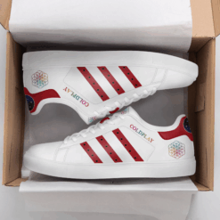 The Coldplay Red Stan Smith Shoes