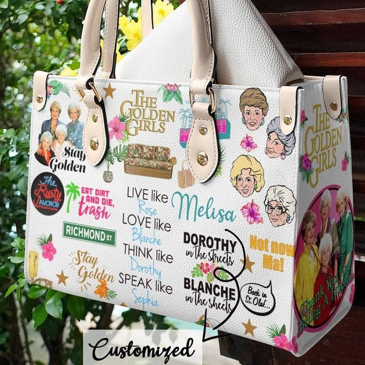 The Golden Girls A0 Leather Handbag 1 The Golden Girls A0 Leather Handbag