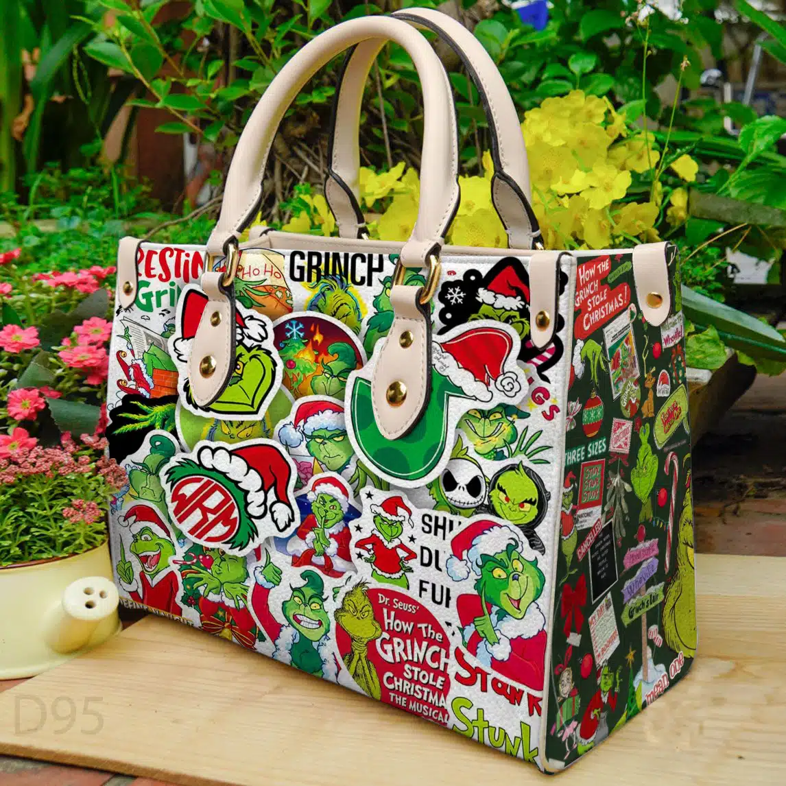The Grinch Leather Handbag 1 The Grinch Leather Handbag
