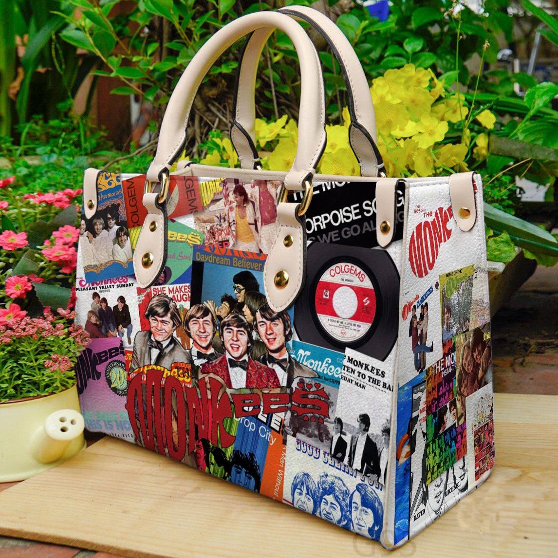 The Monkees A00 Leather Handbag 1 The Monkees A00 Leather Handbag
