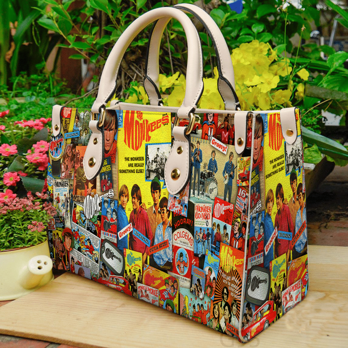 The Monkees Leather Handbag 1 The Monkees Leather Handbag