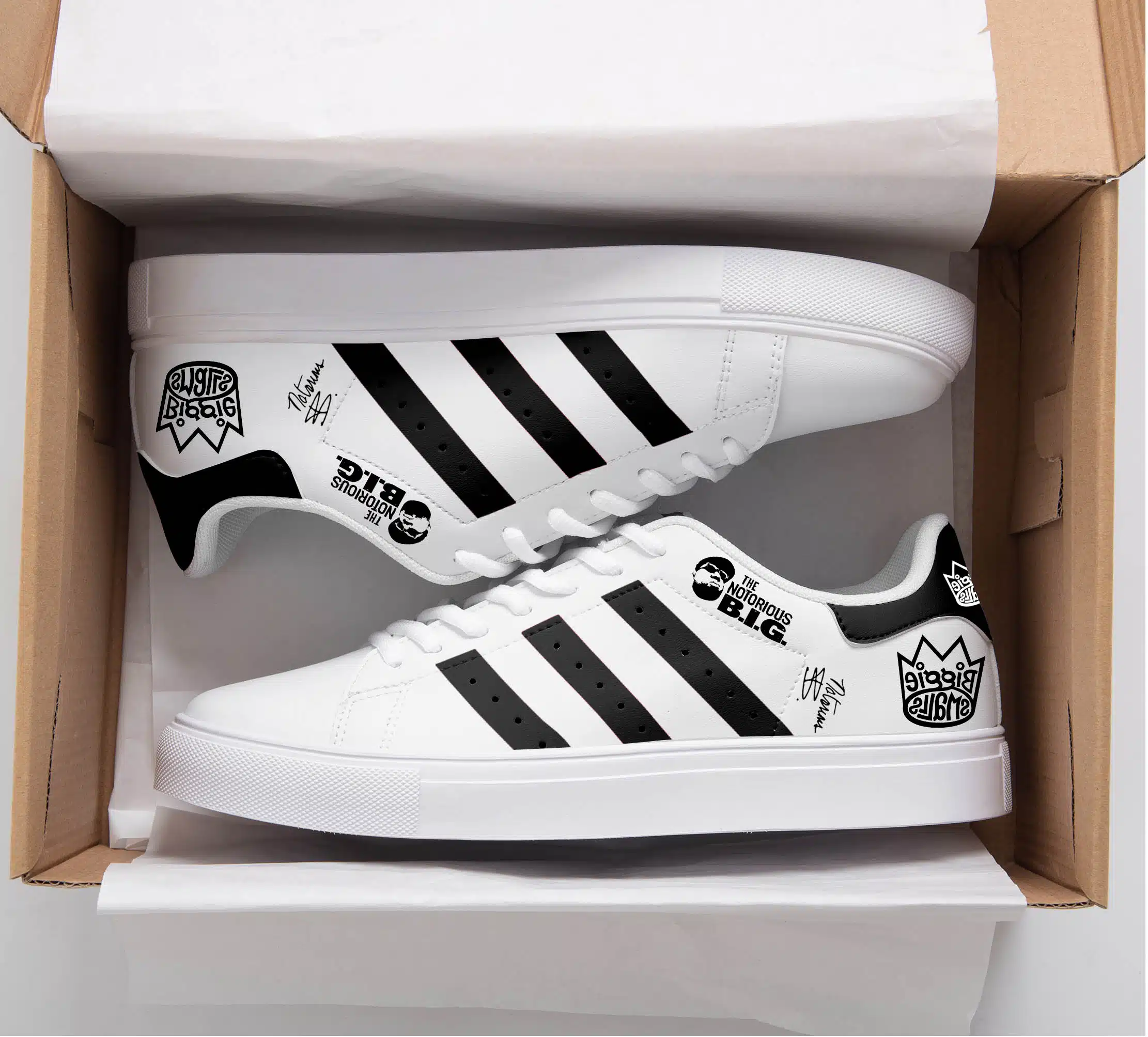The Notorious B.i.g. Stan Smith Shoes 1 The Notorious B.i.g. Stan Smith Shoes