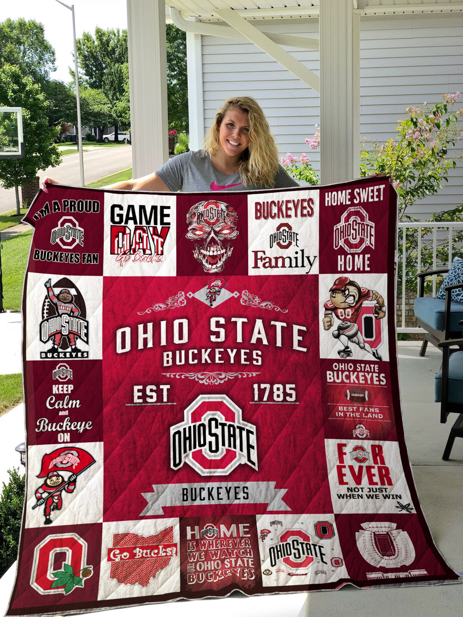 The Ohio State Buckeyes Blanket 1 The Ohio State Buckeyes Blanket