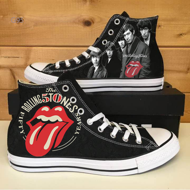 The Rolling Stones High Top Shoes 1 The Rolling Stones High Top Shoes