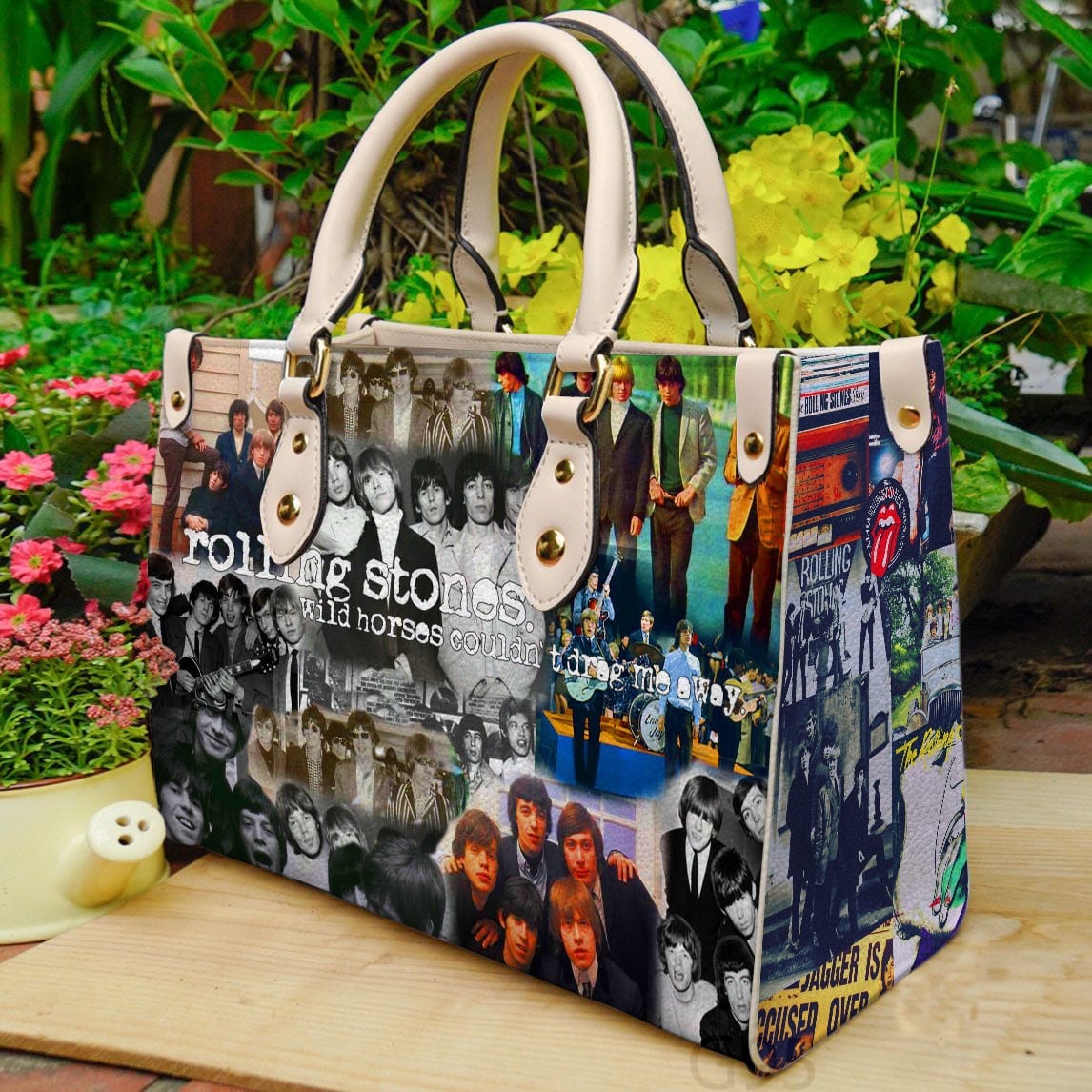 The Rolling Stones Leather Handbag 1 The Rolling Stones Leather Handbag