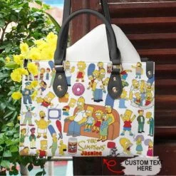 The Simpsons 1 Leather Handbag