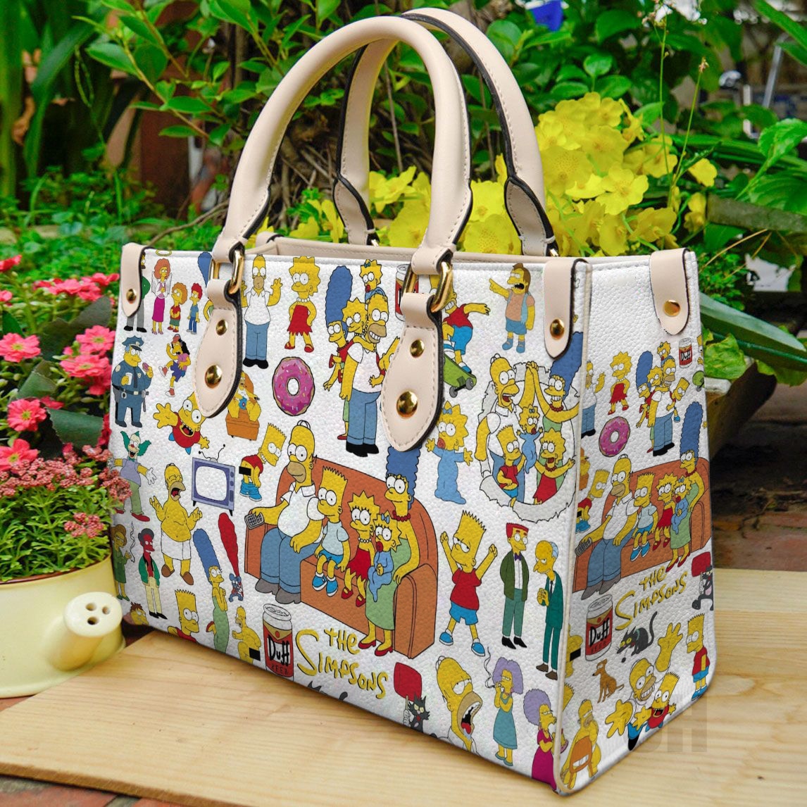 The Simpsons Leather Handbag 1 The Simpsons Leather Handbag