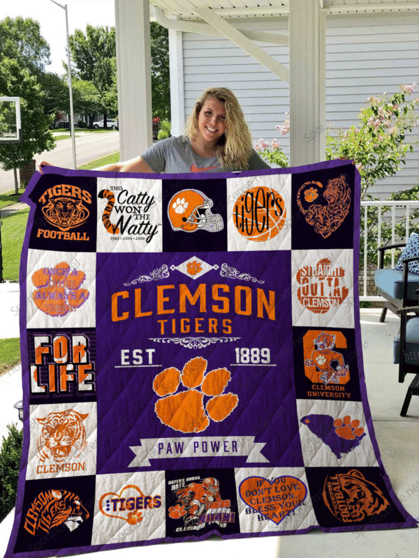 The Ultimate Clemson Tiger 1 Blanket 1 The Ultimate Clemson Tiger 1 Blanket