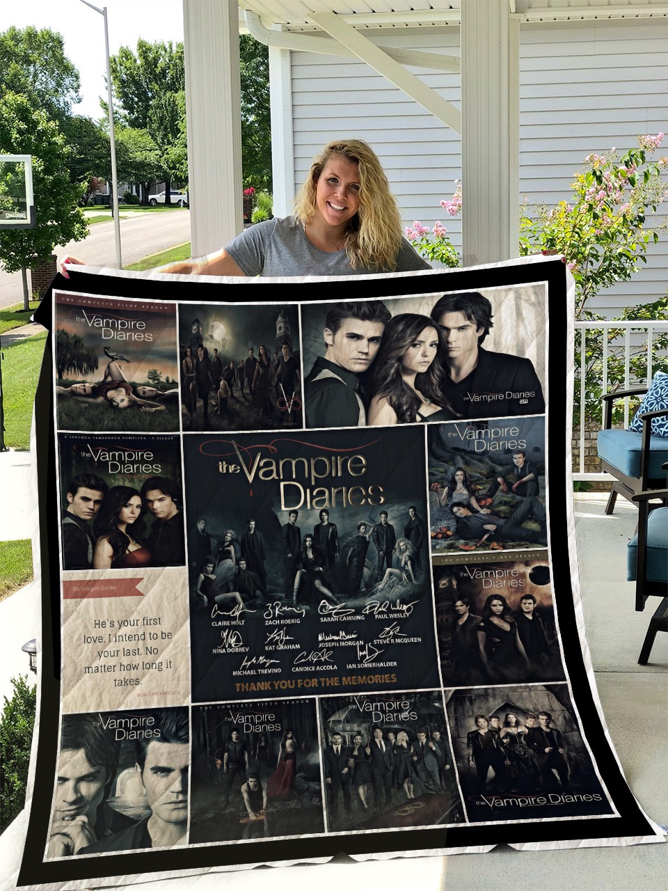 The Vampire Diaries Lover Blanket 1 The Vampire Diaries Lover Blanket
