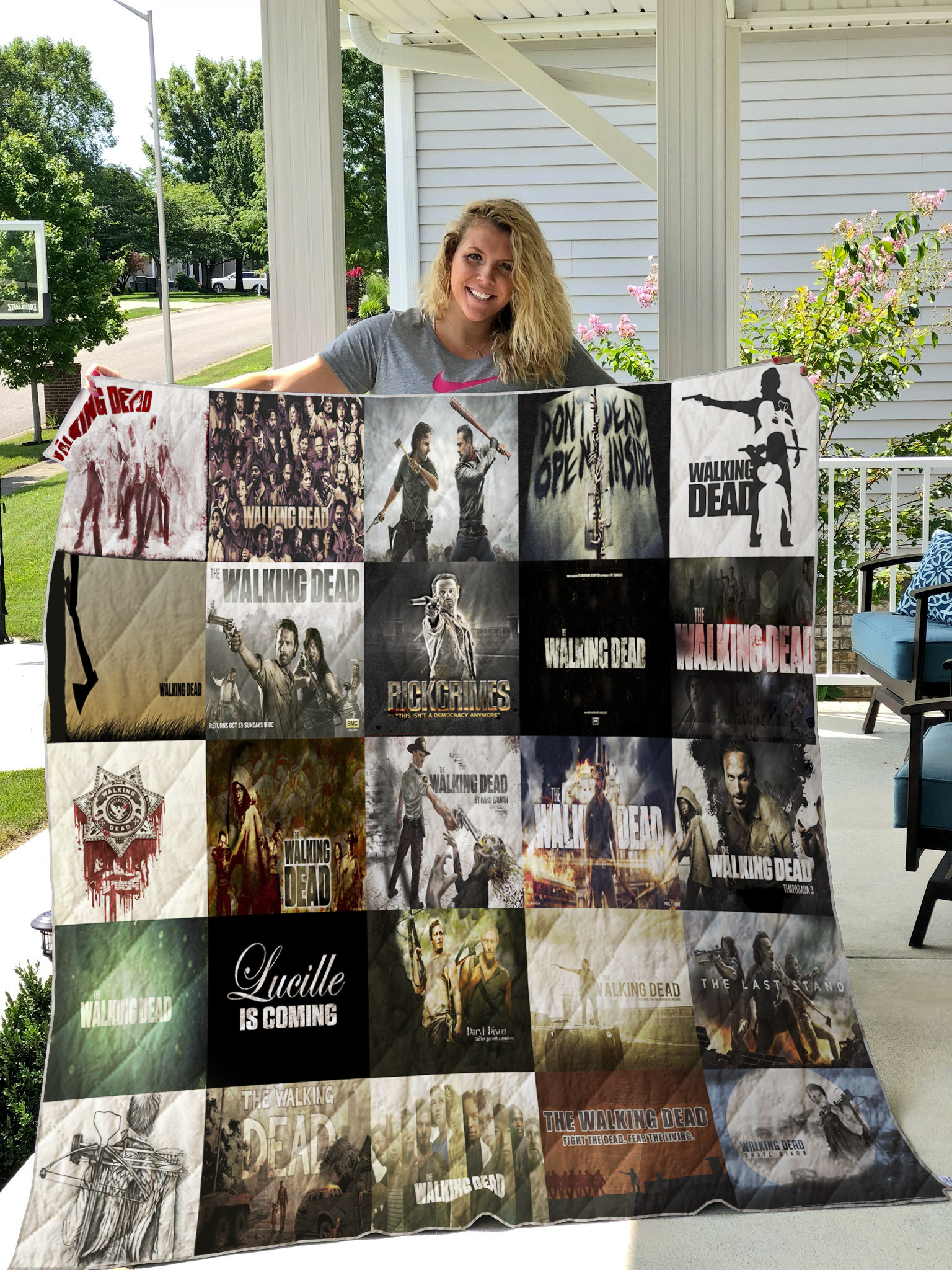 The Walking Dead Blanket 1 The Walking Dead Blanket