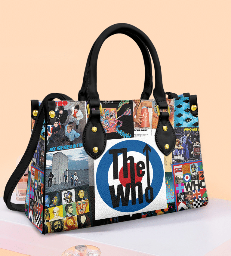 The Who Band Leather Handbag 1 The Who Band Leather Handbag