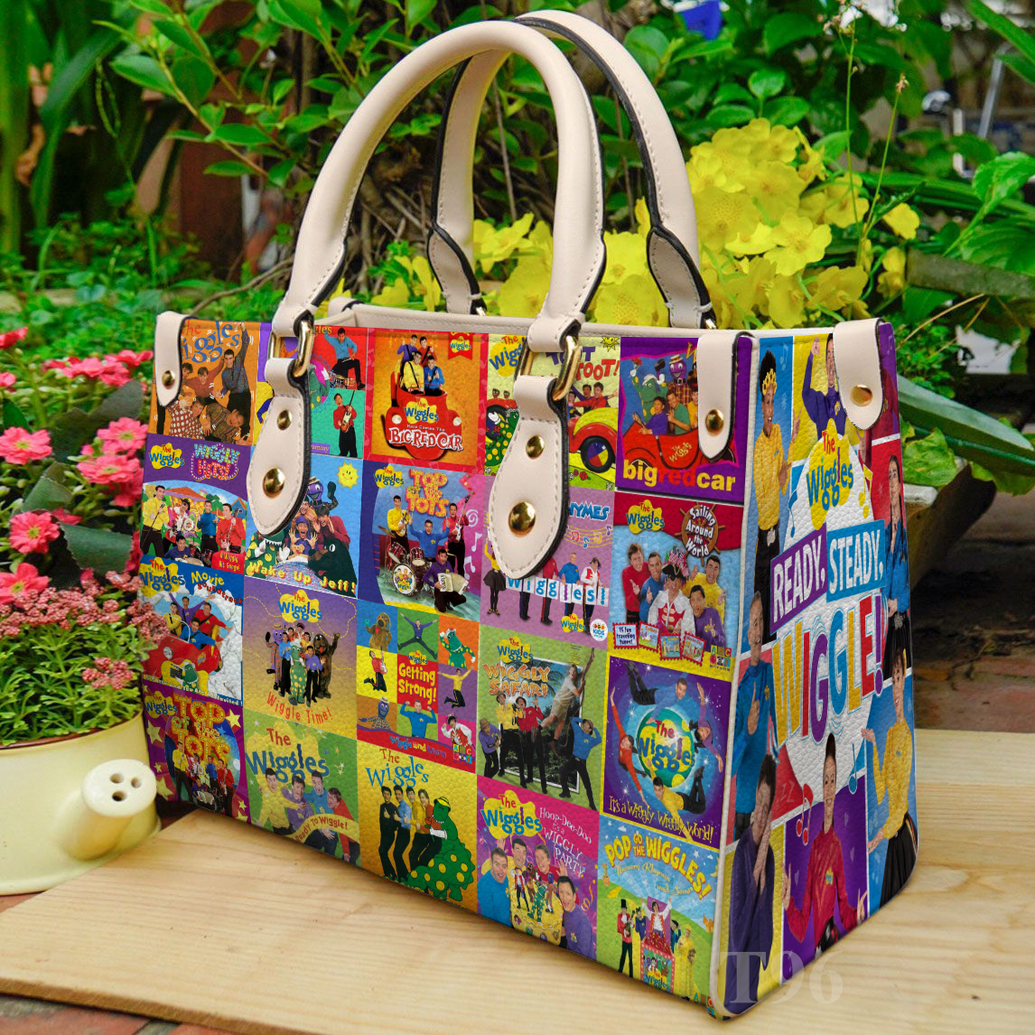 The Wiggles Leather Handbag 1 The Wiggles Leather Handbag