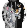 Tom And Jerry 1 Hoodie Zip Hoodie 3D