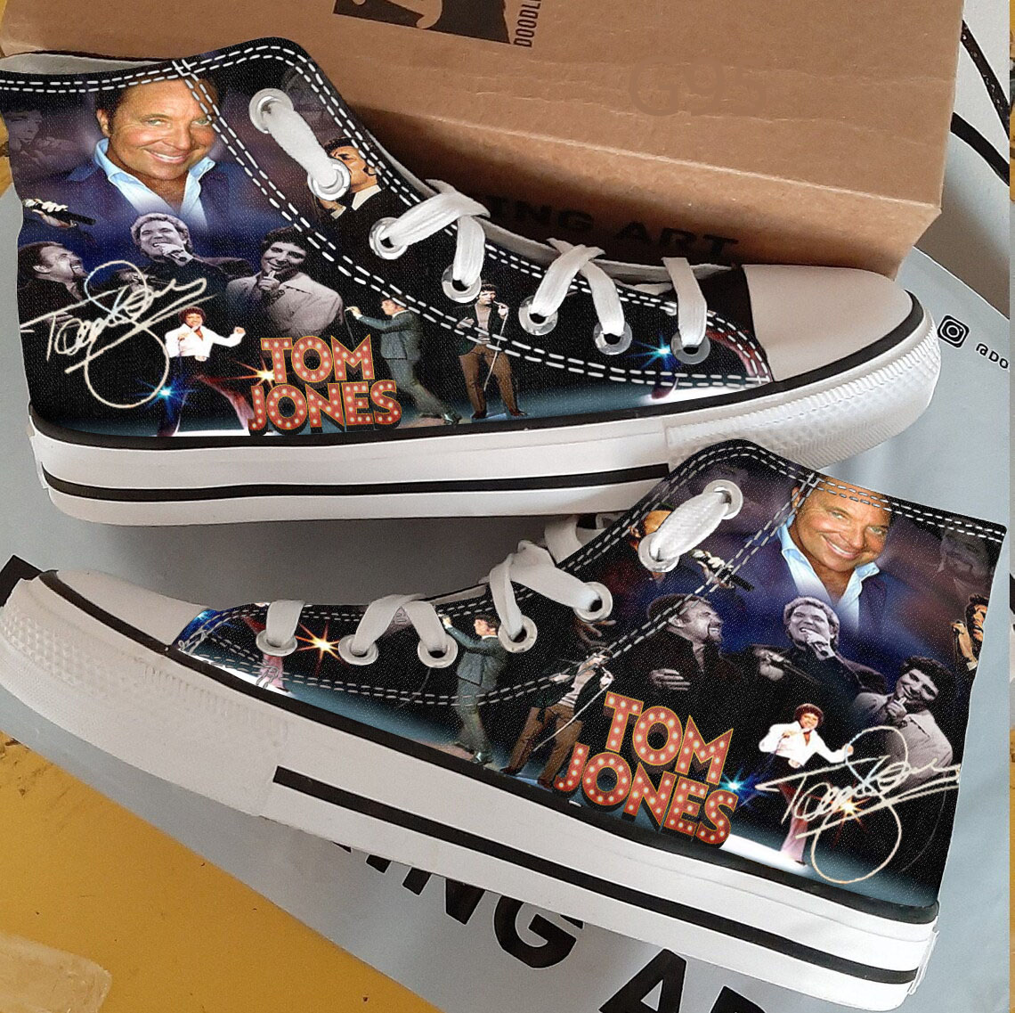 Tom Jones Lover High Top Shoes 1 Tom Jones Lover High Top Shoes