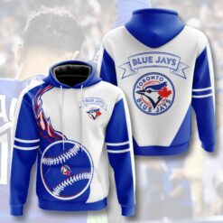 Toronto Blue Jays Hoodie Zip Hoodie 3D