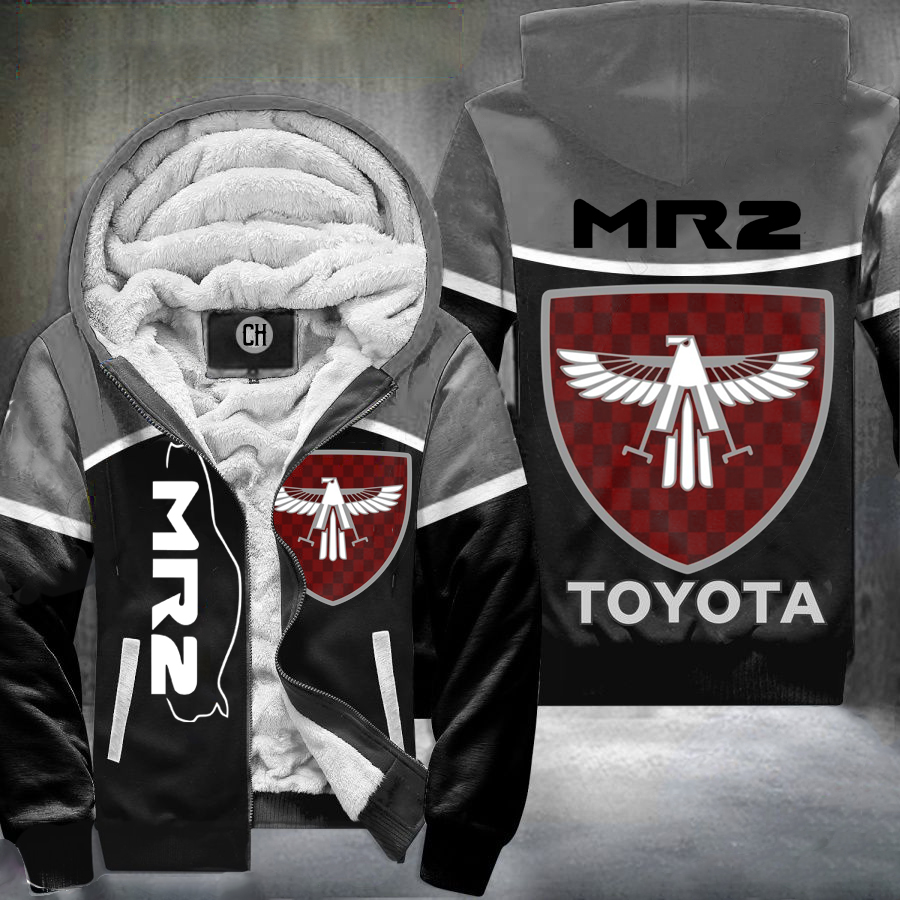 Toyota MR2 Gray Fleece Jacket 1 Toyota MR2 Gray Fleece Jacket