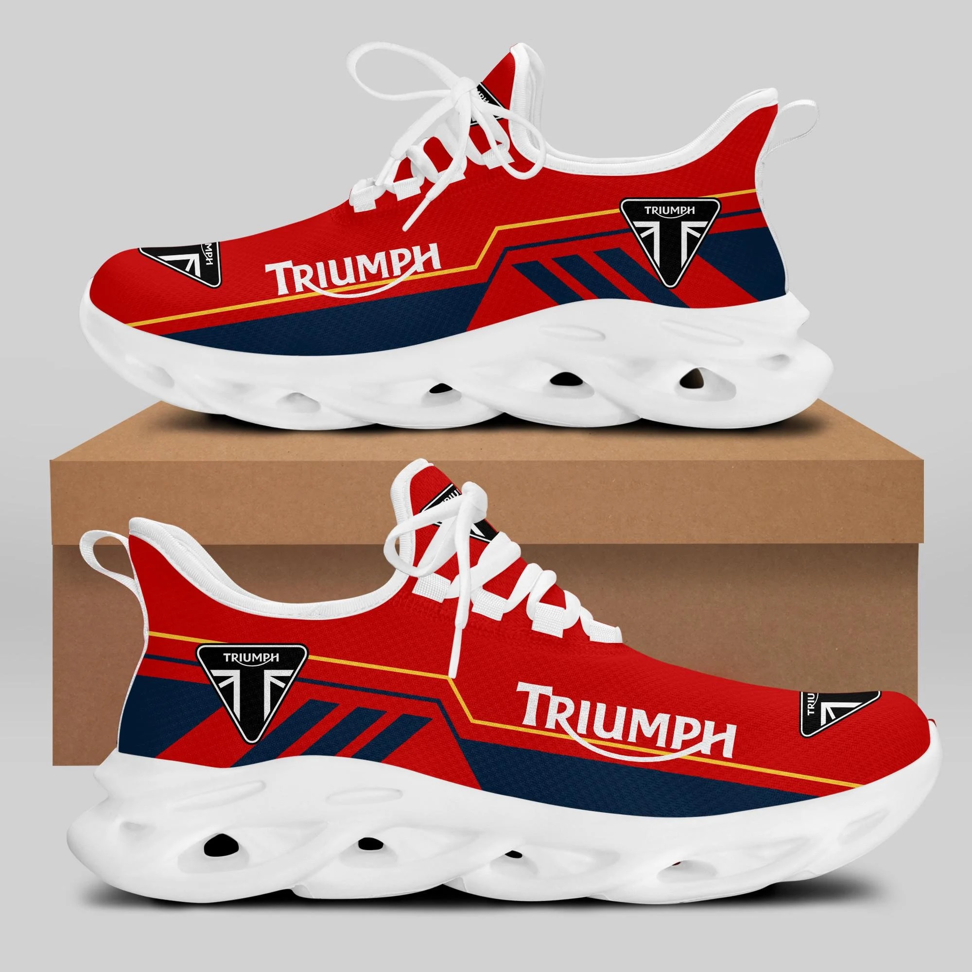 Triumph Motorcycles Red Max Soul Shoes 1 Triumph Motorcycles Red Max Soul Shoes