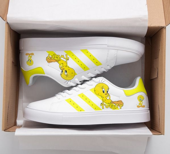 Tweety Bird Cute 01 Stan Smith Shoes 1 Tweety Bird Cute 01 Stan Smith Shoes