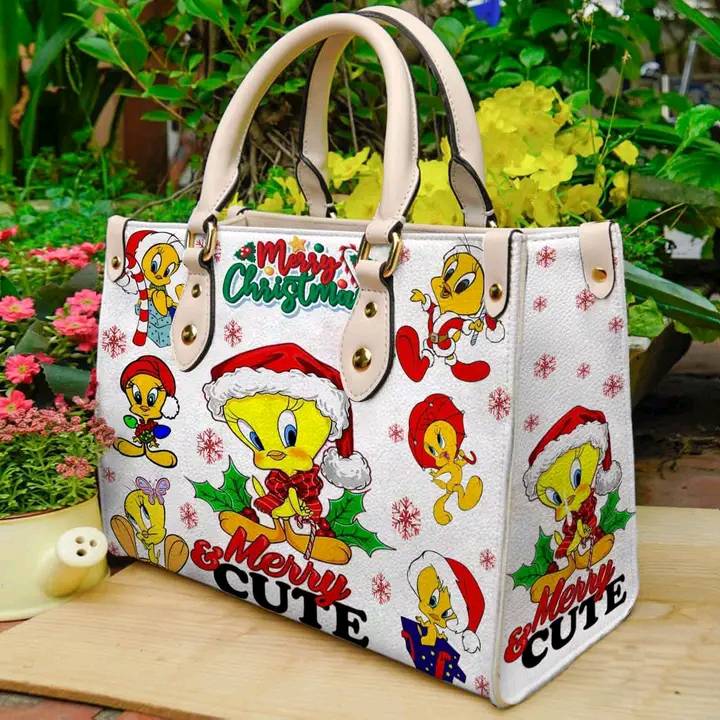 Tweety Birds Leather Handbag 1 Tweety Birds Leather Handbag