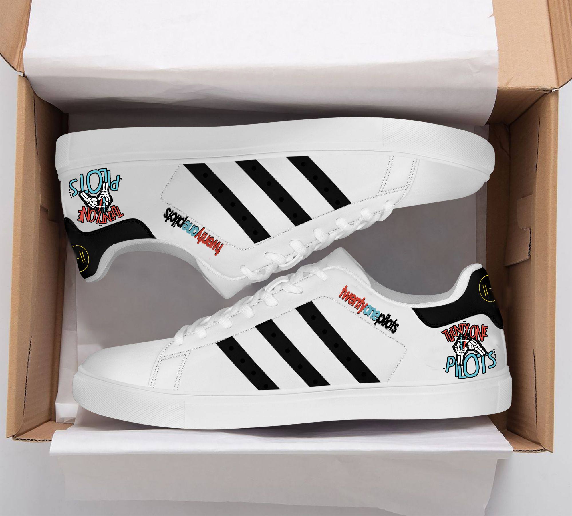 Twenty One Pilots Stan Smith Shoes 1 Twenty One Pilots Stan Smith Shoes