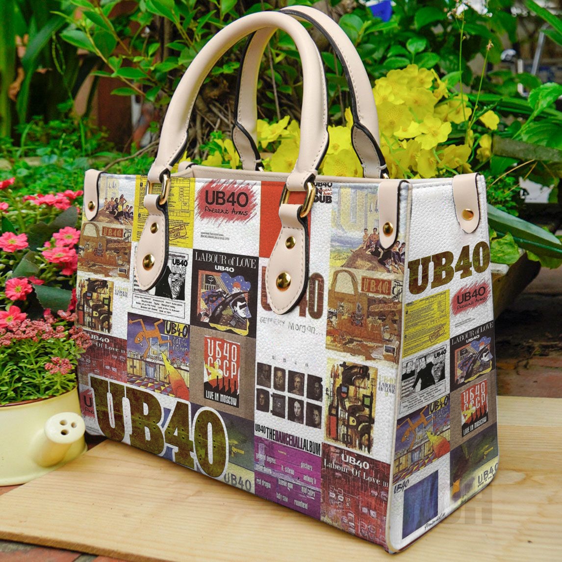UB40 Band Leather Handbag 1 UB40 Band Leather Handbag