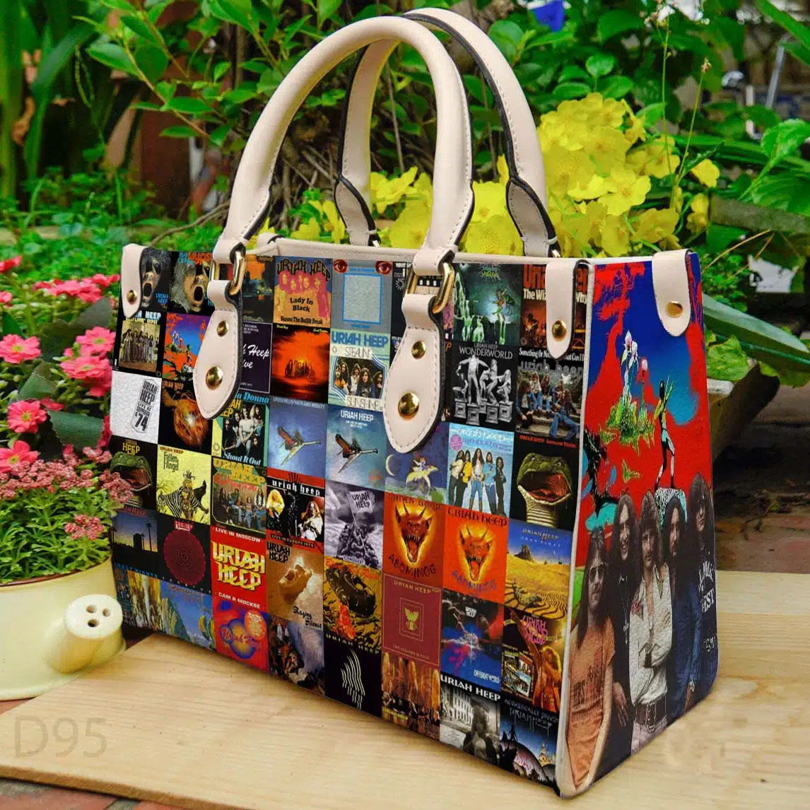 Uriah Heep Leather Handbag 1 Uriah Heep Leather Handbag