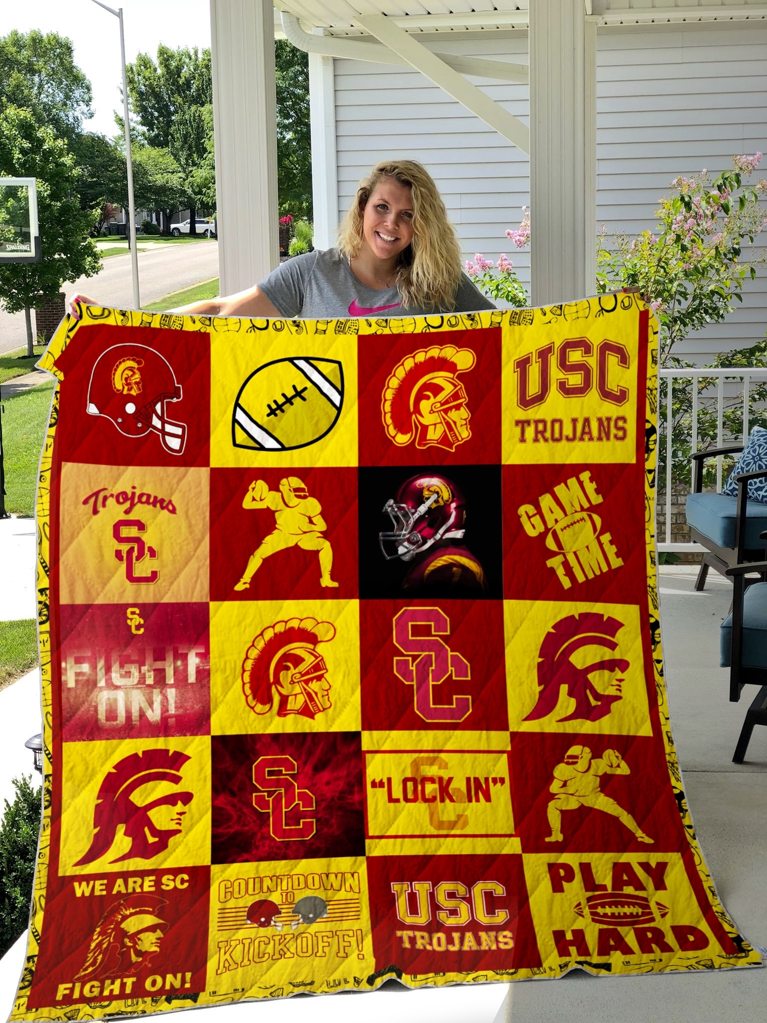 Usc Trojans 1 Blanket 1 Usc Trojans 1 Blanket