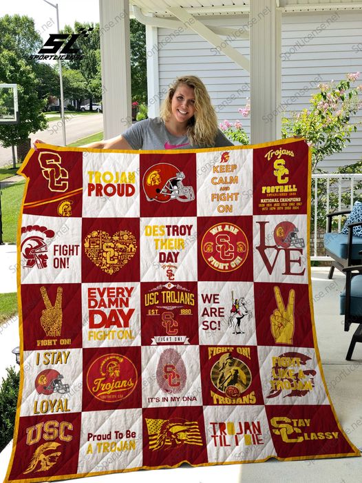 Usc Trojans A0 Blanket 1 Usc Trojans A0 Blanket