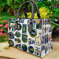 Utah Jazz Leather Handbag