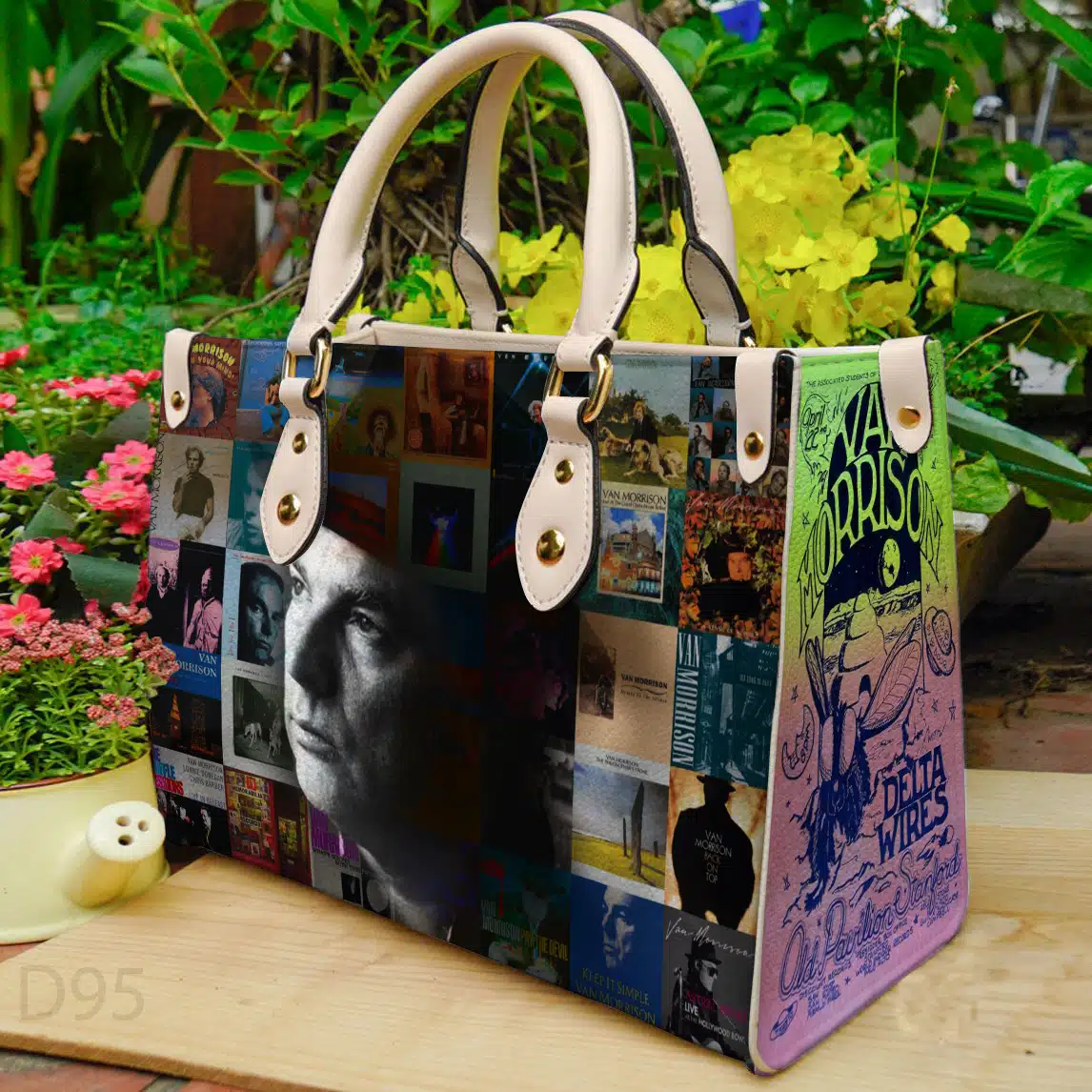 Van Morrison Leather Handbag 1 Van Morrison Leather Handbag