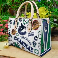 Vancouver Canucks Leather Handbag